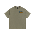 Shred Skull Vintage Washed Oversized Cotton T-Shirt
