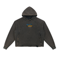 Suck My Tuna Vintage Washed Frayed-Hem Hoodie