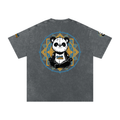 The zen Snow Washed Oversized Cotton T-Shirt