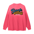 Suck My Tuna Gradient Washed Long Sleeve T-Shirt