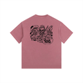 Shred Skull Vintage Washed Oversized Cotton T-Shirt