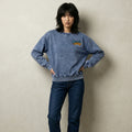 Suck My Tuna - Snow Wash Oversized Crewneck Sweatshirt
