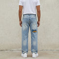 SUCK MY TUNA Skull  Distressed Denim Jeans
