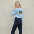 Suck My Tuna - Acid Wash Oversize Long Sleeve T-Shirt