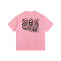 Shred Skull Vintage Washed Oversized Cotton T-Shirt