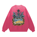 The Suck My Tuna Sunfade Drop Shoulder Cotton Sweatshirt