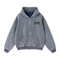 Zip-Through Boxy Fleece Hoodie