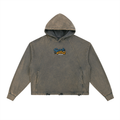 Suck My Tuna Vintage Washed Frayed-Hem Hoodie