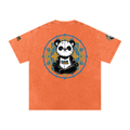 The zen Snow Washed Oversized Cotton T-Shirt