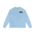 Suck My Tuna - Acid Wash Oversize Long Sleeve T-Shirt