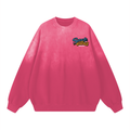 Suck Ny Tuna Sunfade Drop-Shoulder Sweatshirt Cotton