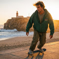 Zip-Through Boxy Fleece Hoodie