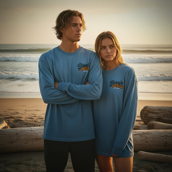 Suck My Tuna Gradient Washed Long Sleeve T-Shirt