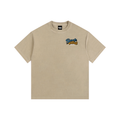Shred Skull Vintage Washed Oversized Cotton T-Shirt