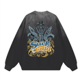 The Suck My Tuna Sunfade Drop Shoulder Cotton Sweatshirt